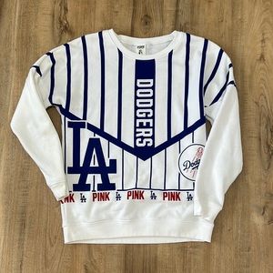 Victoria secrets PINK Dodger pull over sweater